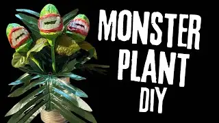 The Easiest DIY MONSTER Plant Craft for Halloween You Won't Believe!