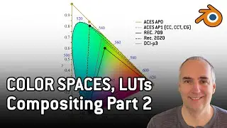 Compositing part 2 Color spaces, LUTs, ACES in Blender EP37b