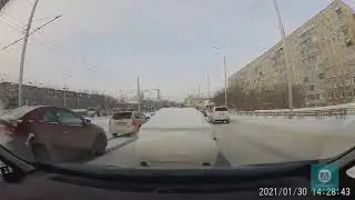Фонари под снегом