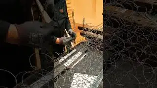 Watch this bed get hand braided!!