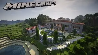 Minecraft - Beautiful Italian Mansion - House Map w/ Download