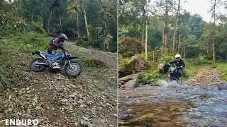 Xpulse 200 river crossing and uphill session 👊 #bikelover
