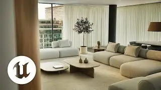 Modern Minimalist Interactive House Tour in Unreal Engine 5