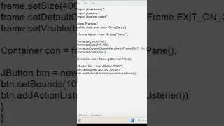 JButton Event handling | java Tutorials  