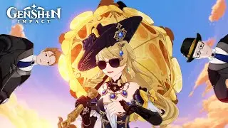 Navia Gameplay Trailer, Idle Animations & Skills | Genshin Impact 4.3