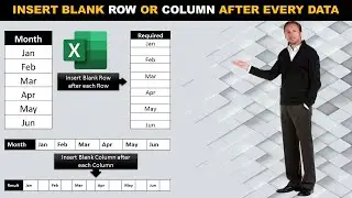 How To Insert Rows After Every One Row in Excel