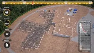Construction & Logistics bid animation, www.visual5d.com