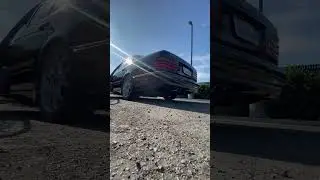 W210 E55 AMG revs custom exhaust