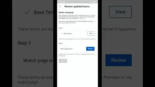 (NEW YPP) How To Accept New Monetization Policy #ypp #monetizationpolicy #shorts #short