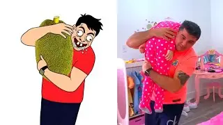 Nastya and her favorite series - Funny drawing meme | Like Nastya drawing memes video 