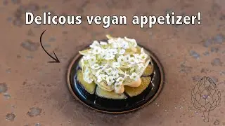 Delicious vegan braised leek dish  | Christmas menu special appitizer!