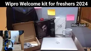 Wipro welcome kit for freshers 2024 | welcome kit for freshers elite for project/System engineer