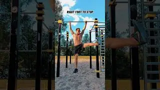 CRISS CROSS PT7 😎 Pull Up Robot! 🤖 #robotics #calisthenics #rightfootleftfoot #robotdance #pullups