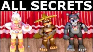FNAF 6 - All Secrets, Easter Eggs, Achievements & Rare Screens (Freddy Fazbear's Pizzeria Simulator)
