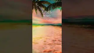 [Samsung Galaxy Theme] Pink Beach Sunset
