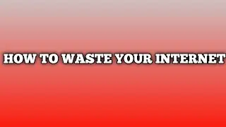 HOW TO WASTE YOUR INTERNET 🤣 #shorts #youtubeshorts