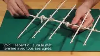 Belem (Изготовление рей и мачт)