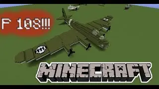 P 108 bomber Minecraft mini build!