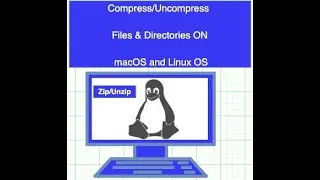 Zip/Unzip or Compress/Uncompress Files & Directories From MacOS and Linux OS