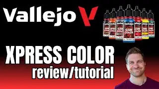 Trying out Vallejo Xpress Color with Ariel Moore Minis