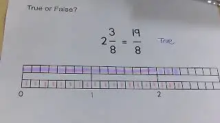 Mixed numbers to improper fractions