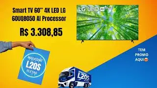 Smart TV 60” 4K LED LG 60UQ8050 AI Processor