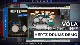HERTZ DRUMS - BLUE PACK DEMO [ VOLA - STRAIGHT LINES ]