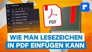 Wie man Lesezeichen in PDF einfügen kann | PDFelement