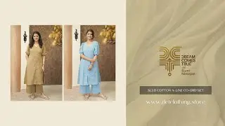 Slub Cotton A-line Co-Ord set