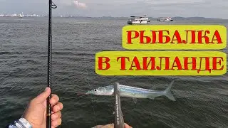 Полу-сарганы на креветку. Ловля полурыла в Таиланде. Рыбалка с пирса на острове Ко Лан