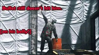 The Evil Within aiming makes no sense at all. [Hardest difficulty]