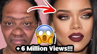 Makeup Transformation Rihanna Cirugía Plástica 😳 