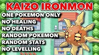 This could be the run - KAIZO IRONMON