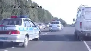 Пьяный водитель микроавтобуса