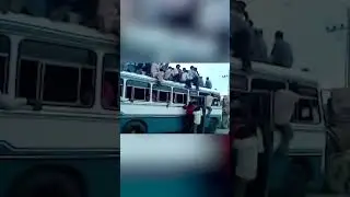 Переполненные автобусы в Индии