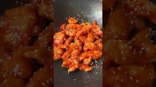 Crispy Chicken in Sweet and Sour Sauce. The easiest recipe.
