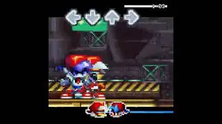 Silver BF Gets Destroyed | FNF Metal Mania Madness #shorts #fnf #sonic