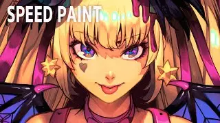 speed paint - シルヴィ・ポーラ・ポーラ SYLVIE PAULA PAULA KING OF FIGHTERS
