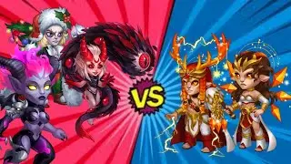 Xesha+Lilith+Dorian VS Twins,| @Herowarsmobile2022 |