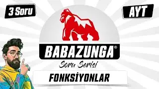 Babazunga Sorular-1 | AYT Fonksiyonlar | 3 Soru | +PDF | #babazunga