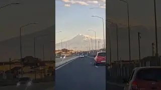 Ararat mount from Yerevan/Арарат на закате из Еревана #armenia #армения #арарат #ararat #yerevan
