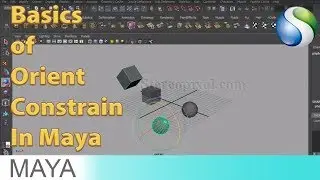 Rigging in Auto desk Maya | Basics of Orient Constrain in Autodesk Maya