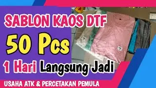Sablon Kaos DTF Proses Cepat Langsung Jadi