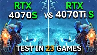 RTX 4070 Super 12GB vs RTX 4070 Ti Super 16GB | Test In 23 Games at 1440p | 2024