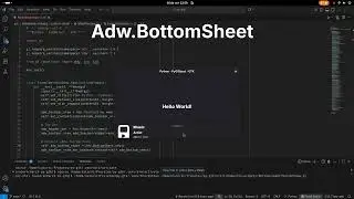 Python - PyGObject - GTK - libadwaita - Adw.BottomSheet