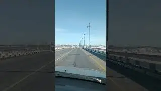 Мост через Амур въезжаю в Хабаровск...