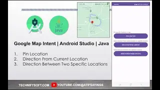 Google Map Intent | Android Studio | Java