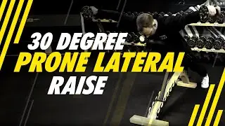30 Degree Prone Lateral Raise - Exercise Demonstration