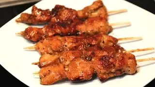 Brochette de poulet miel et sauce soja recette asiatique