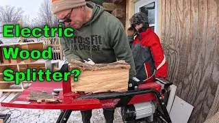 Can An Electric Log Splitter Really Get The Job Done? Plus, Breakfast Cooked On A Wood Cookstove